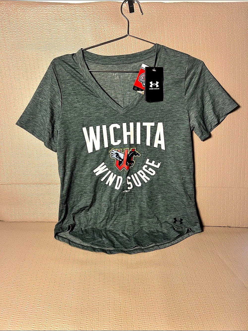 Under Armour Wichita Wind Surge Under Armour Women's Performance V-Neck T-Shirt